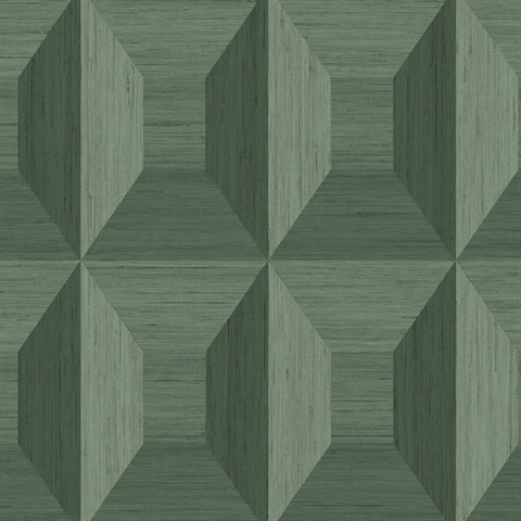 Quadrant Geo Geometric Sage Green Peel and Stick Wallpaper