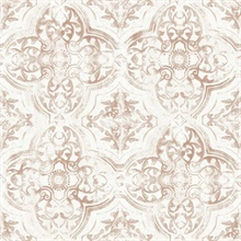Quartet Neutral and Terracotta Wallpaper