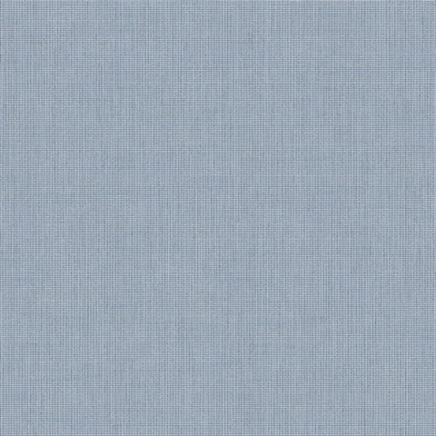 Queens Weave Steel Blue Wallpaper