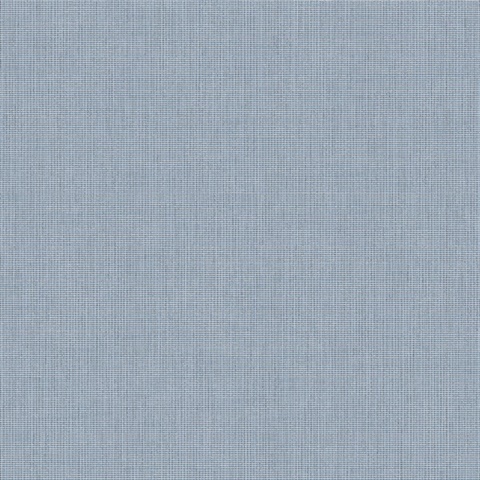 Queens Weave Steel Blue Wallpaper