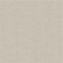 Queens Weave Taupe Gray Wallpaper