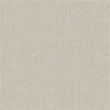 Queens Weave Taupe Gray Wallpaper