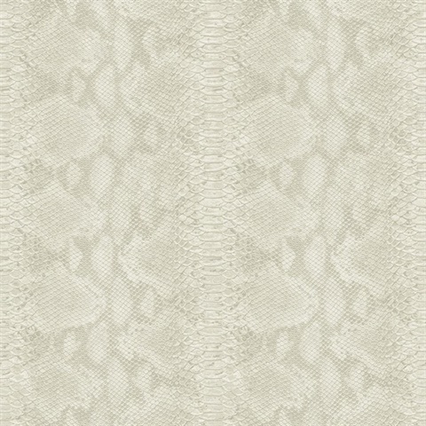 Queensbridge 27 Beige Snakeskin Wallpaper