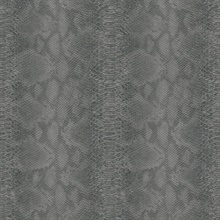 Queensbridge 27 Black Snakeskin Wallpaper