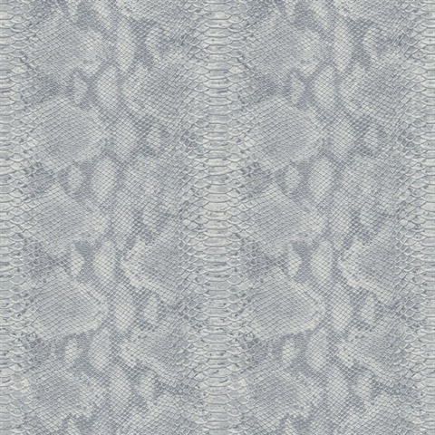 Queensbridge 27 Grey Snakeskin Wallpaper