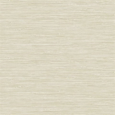 Queenscroft 27 Swiss Coffee Faux Grasscloth Wallpaper