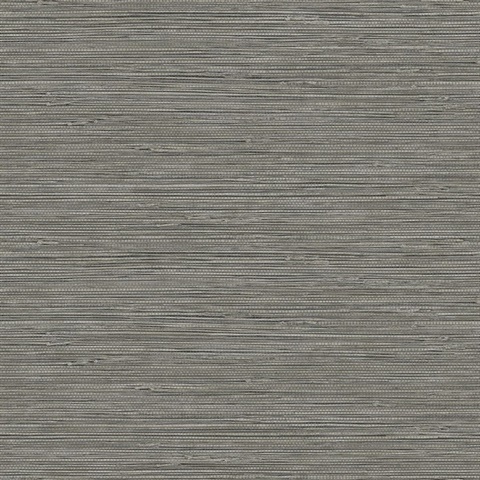 Queenscroft 27 Thistle Stem Faux Grasscloth Wallpaper