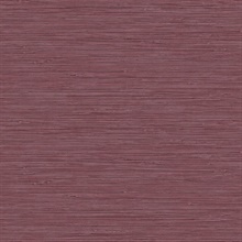 Queenscroft 27 Wine Faux Grasscloth Wallpaper