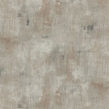 Queensdale Brown Unfinished Cement Wallpaper