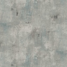 Queensdale Turquoise Unfinished Cement Wallpaper
