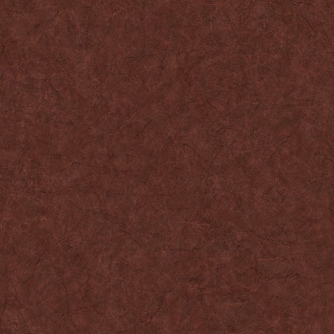 Queensdown 27 Crimson Cracked Leather Wallpaper