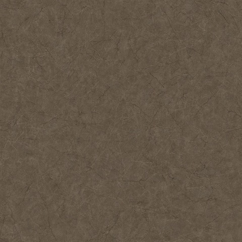 Queensdown 27 Hickory Cracked Leather Wallpaper