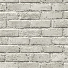 Queensferry 27 Grey Cloud Brick Wallpaper