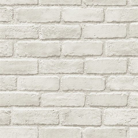 Queensferry 27 Off White Brick Wallpaper