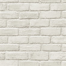 Queensferry 27 Off White Brick Wallpaper