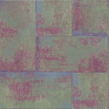Queensland 27 Green & Purple Aged Stone Wallpaper