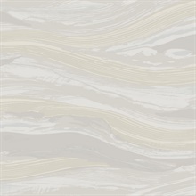 Queensmead White Modern Stone Wallpaper