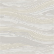 Queensmead White Modern Stone Wallpaper