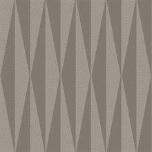 Queensway 27 Charcoal Geometric on Leather Wallpaper