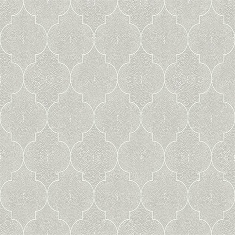 Questex Shagreen Tile Ash Commercial Wallpaper