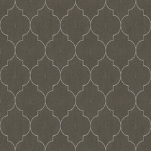 Questex Shagreen Tile Carob Commercial Wallpaper