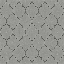Questex Shagreen Tile Iron Commercial Wallpaper