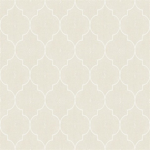Questex Shagreen Tile Magnolia Commercial Wallpaper