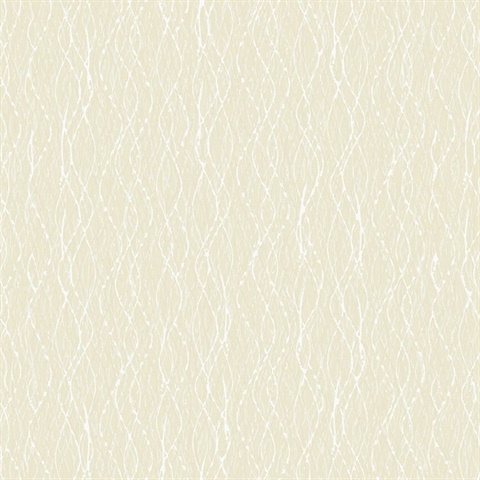 Quinn Light Yellow Twist Wallpaper