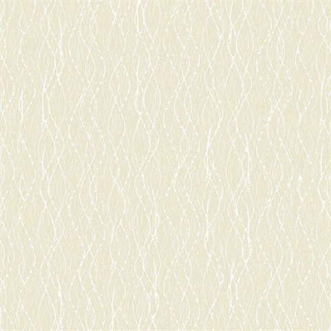 Quinn Light Yellow Twist Wallpaper