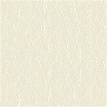 Quinn Light Yellow Twist Wallpaper
