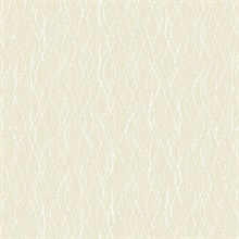 Quinn Light Yellow Twist Wallpaper