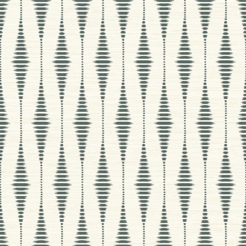 Rabaul Ikat Authentic Weave Wallpaper