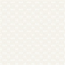 Radcliffe Beige Diamond Motif Wallpaper