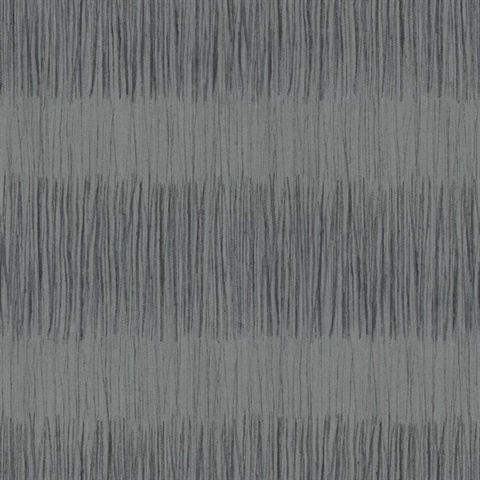 Railroaded Stripe Charcoal Dust Wallpaper