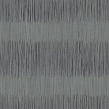 Railroaded Stripe Charcoal Dust Wallpaper