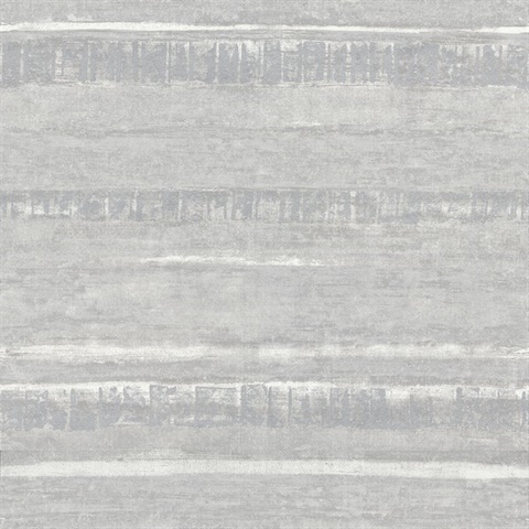 Rakasa Silver Vertical Aged Stripe Wallpaper
