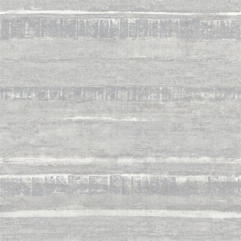 Rakasa Silver Vertical Aged Stripe Wallpaper