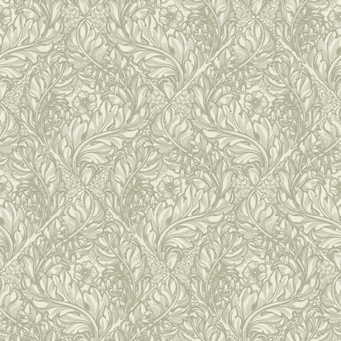 Rambleicious Green Wallpaper