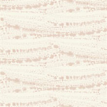 Rannell Peach Abstract Scallop Watercolor Pain Texture Wallpaper