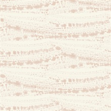 Rannell Peach Abstract Scallop Watercolor Pain Texture Wallpaper