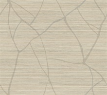 Raska Camel Geometric Weave Wallpaper