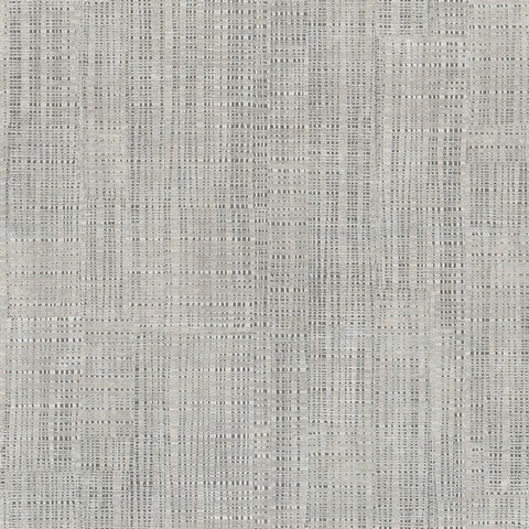 Rattan Silver Weave Wallpaper