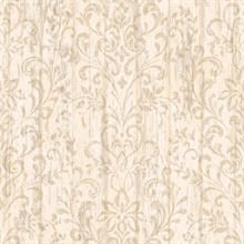 Reba Rose Country Faux Wood Wallpaper