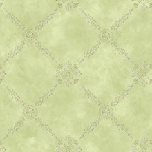 Rebecca Green Trellis Criss Cross Wallpaper