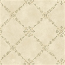 Rebecca Wheat Trellis Criss Cross Wallpaper