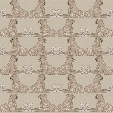 Reclining Cheetahs Peel and Stick Wallpaper