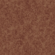 Red Country Damask Wallpaper