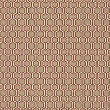 Red Geometric Honeycomb Bee Sweet Wallpaper