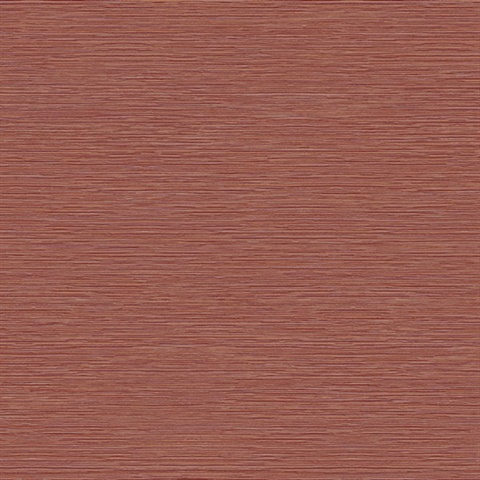 Red Orange Grass Roots Metallic Faux Grasscloth Wallpaper