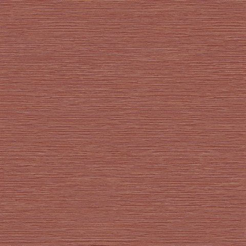 Red Orange Grass Roots Metallic Faux Grasscloth Wallpaper